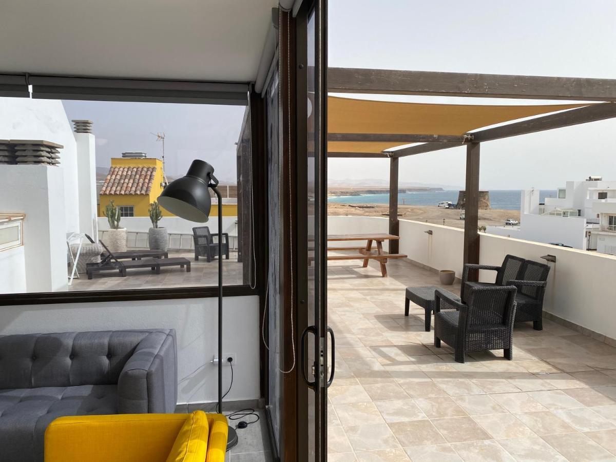 Penthouse Meerblick Cotillo Exterior foto